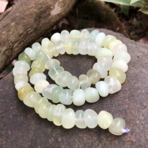 serpentine new jade nugget gemstone beads