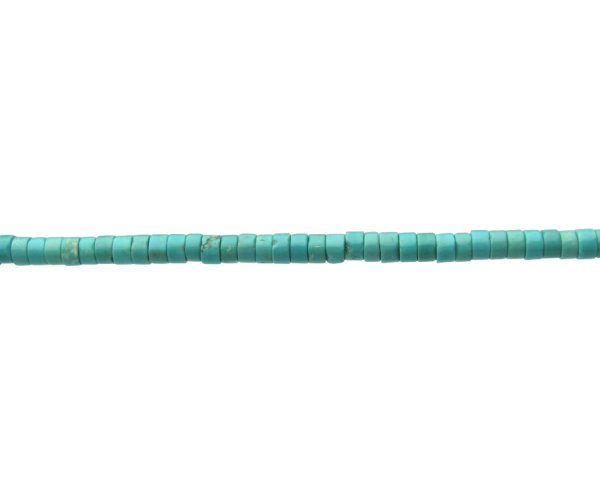 turquoise gemstone wheel beads 4mm