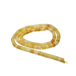 yellow aventurine gemstone wheel beads