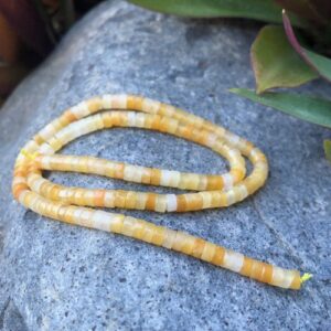yellow aventurine gemstone wheel beads