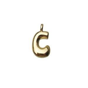 18k gold plated tarnish resistant brass letter charms Australia