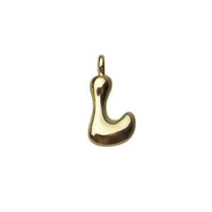 18k gold plated tarnish resistant brass bubble balloon letter charms Australia