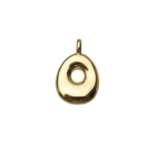 18k gold plated tarnish resistant brass bubble balloon letter charms Australia
