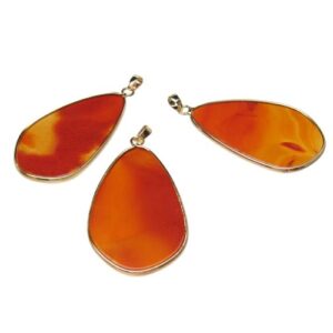 carnelian gemstone pendant
