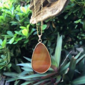 carnelian gemstone pendant Australia