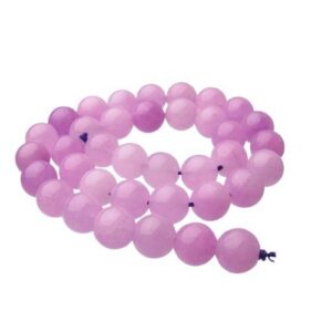 kunzite jade 10mm round gemstone beads