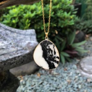 zebra jasper gemstone pendant Australia