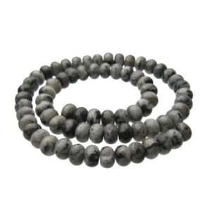 larvikite gemstone beads rondelle shape