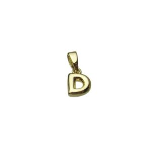 mini initial charms 18k gold