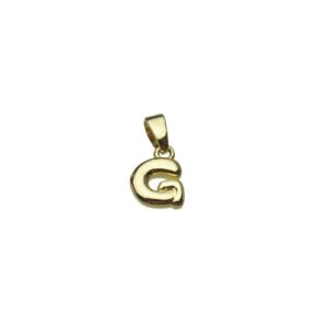 mini initial charms 18k gold