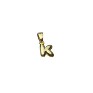 mini initial charms 18k gold k