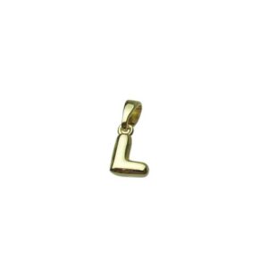 mini initial charms 18k gold L