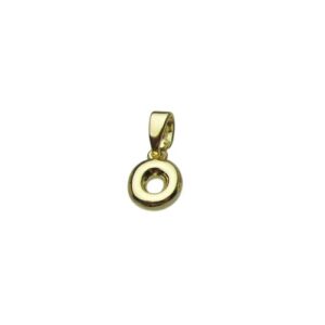 mini initial charms 18k gold O