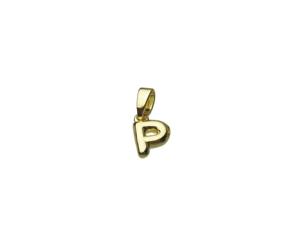 mini initial charms 18k gold P