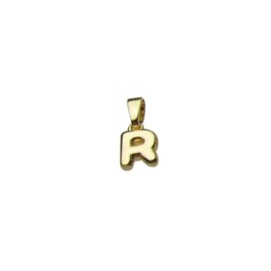 mini initial charms 18k gold R