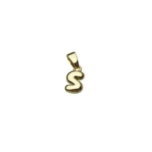 mini initial charms 18k gold S