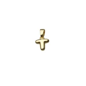 mini initial charms 18k gold T
