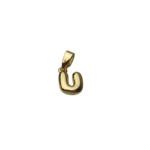 mini initial charms 18k gold U