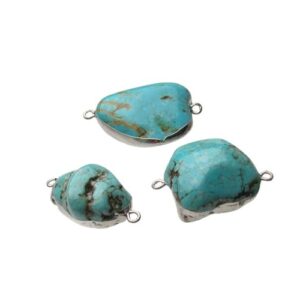 turquoise connector pendant