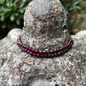 garnetfaceted4mmroundbeads4 garnet faceted 4mm round gemstone beads