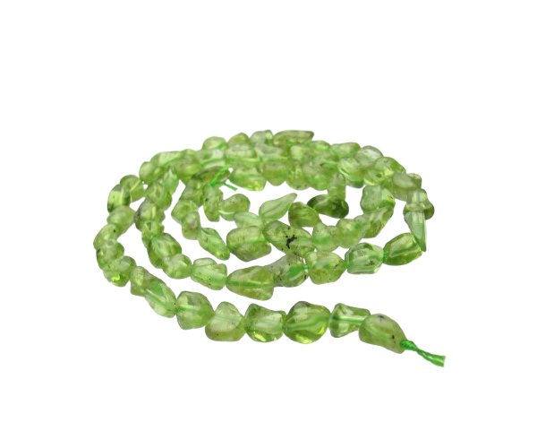 peridot gemstone pebble beads australia
