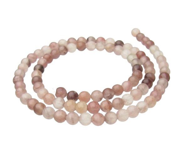 purple aventurine 4mm round gemstone beads