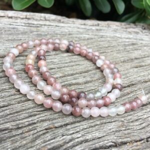 purple aventurine 4mm round gemstone beads
