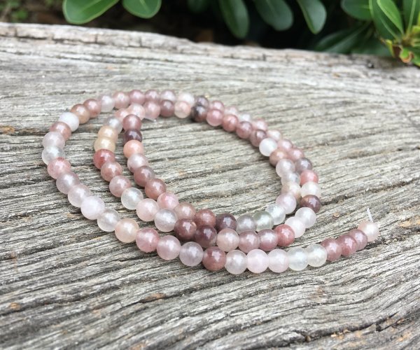 purple aventurine 4mm round gemstone beads