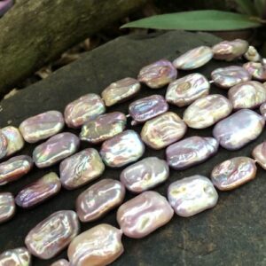 lilacbaroquerectanglepearls4 lilac baroque rectangle freshwater pearls