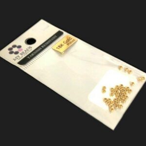 tarnish resistant gold crimp beads