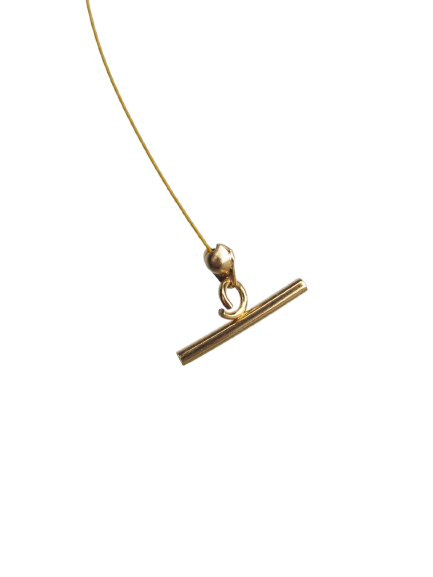 gold plated stainless steel toggle clasp
