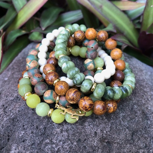 jasper beads bracelet inspo