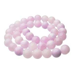 lavender purple jade 10mm round gemstone beads
