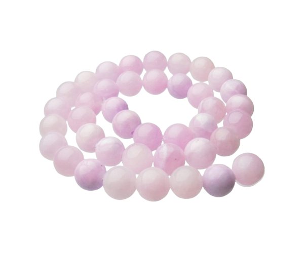 lavender purple jade 10mm round gemstone beads
