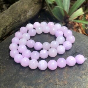 light purple jade 10mm round beads