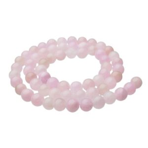 light purple jade gemstone round beads 6mm