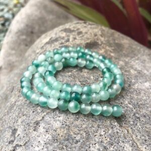 mottledgreenjadebeads6mm4 mottled green jade 6mm